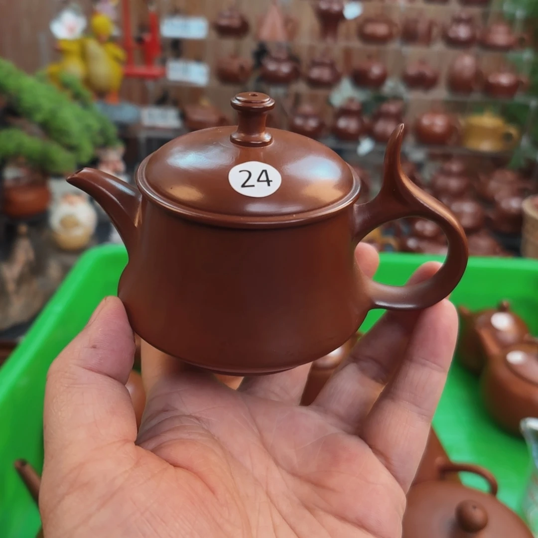 茶壶朱泥朱泥茶壶微瑕110C