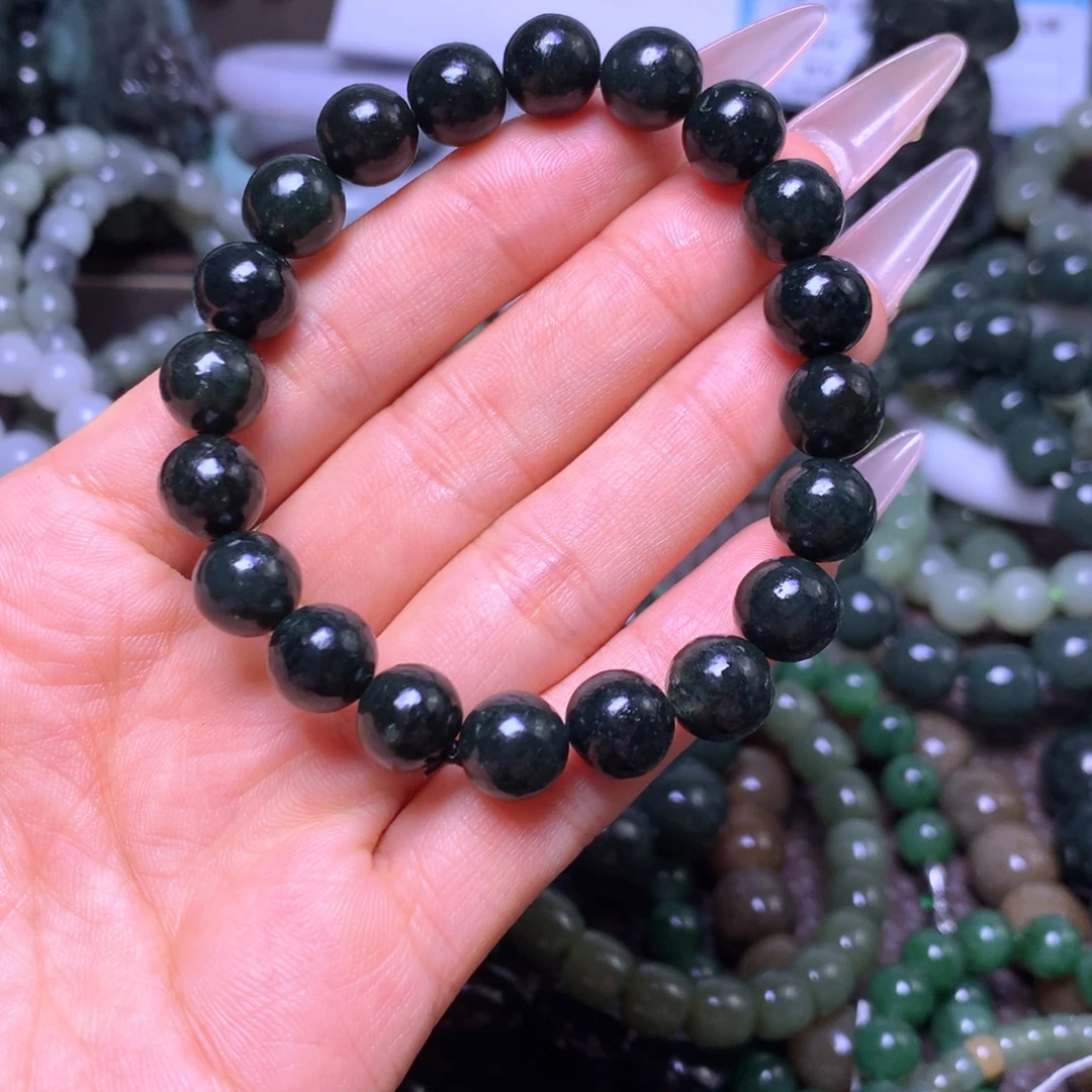 和田玉未镶嵌手串卡10