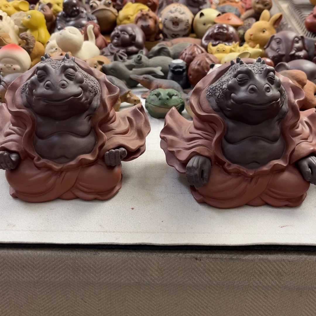 蒙***&茶宠紫砂紫砂蝉仙