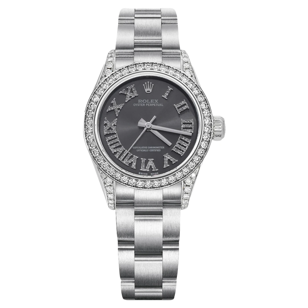 99新 Rolex/劳力士 蚝式恒动系列177200精钢腕表/后钻/WHT026178