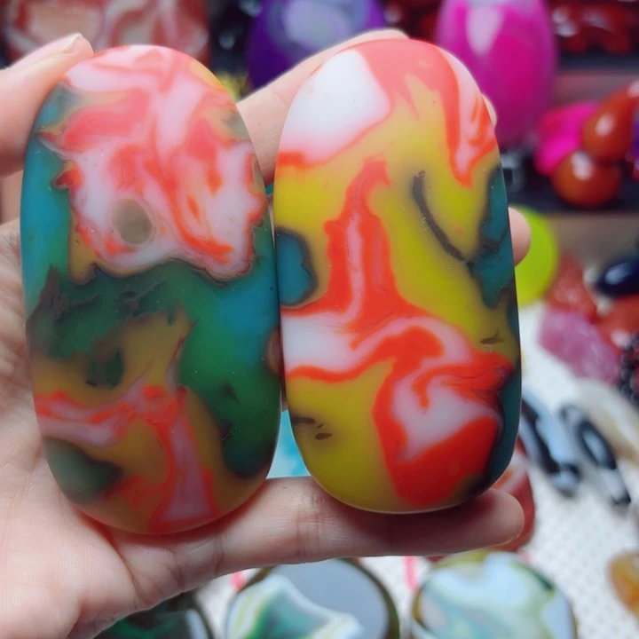 风***景未镶嵌玛瑙/玉髓珠宝半成品