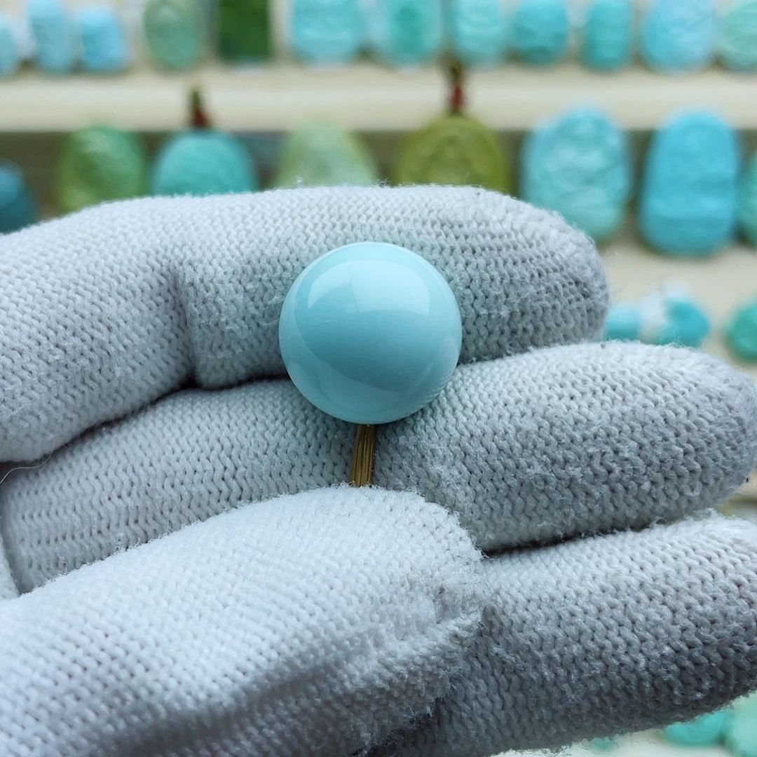 未镶嵌绿松石珠宝半成品