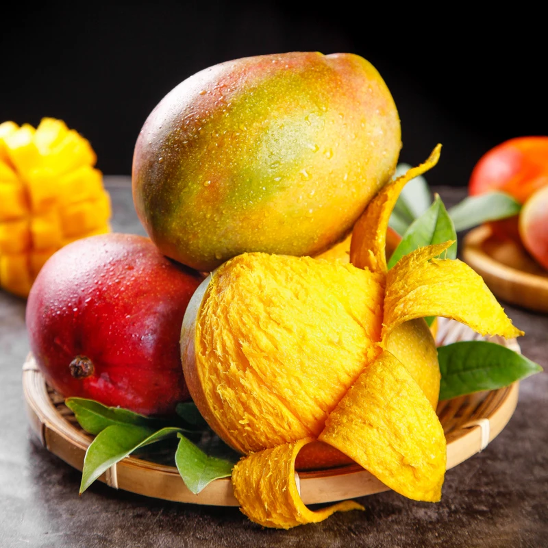 【放软再吃】云南彩虹芒净重4.5斤爆甜苹果芒澳芒稀有水果产地直发