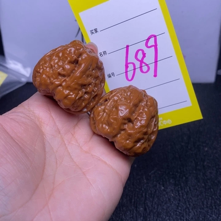 吊坠文玩核桃689/37三角蛙