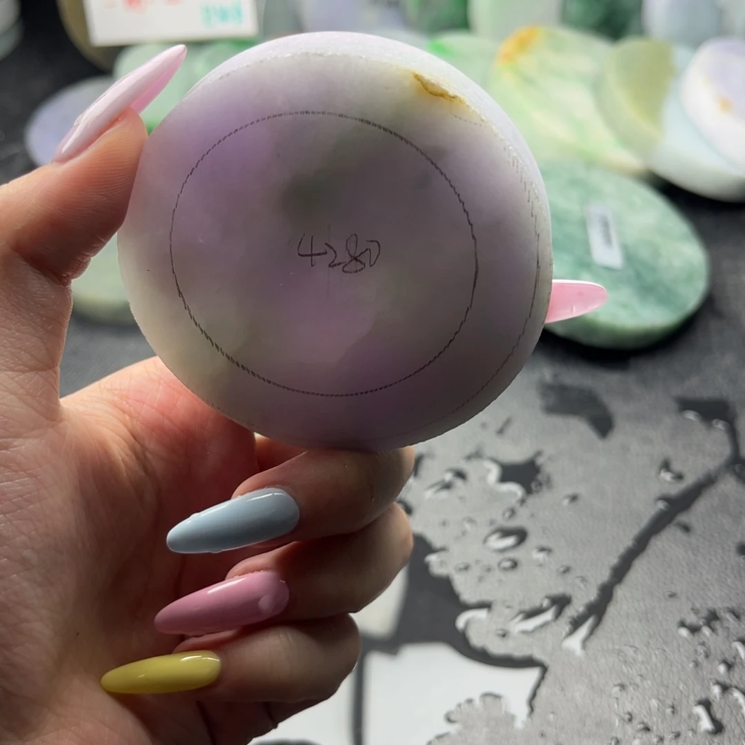 定制翡翠紫色未镶嵌