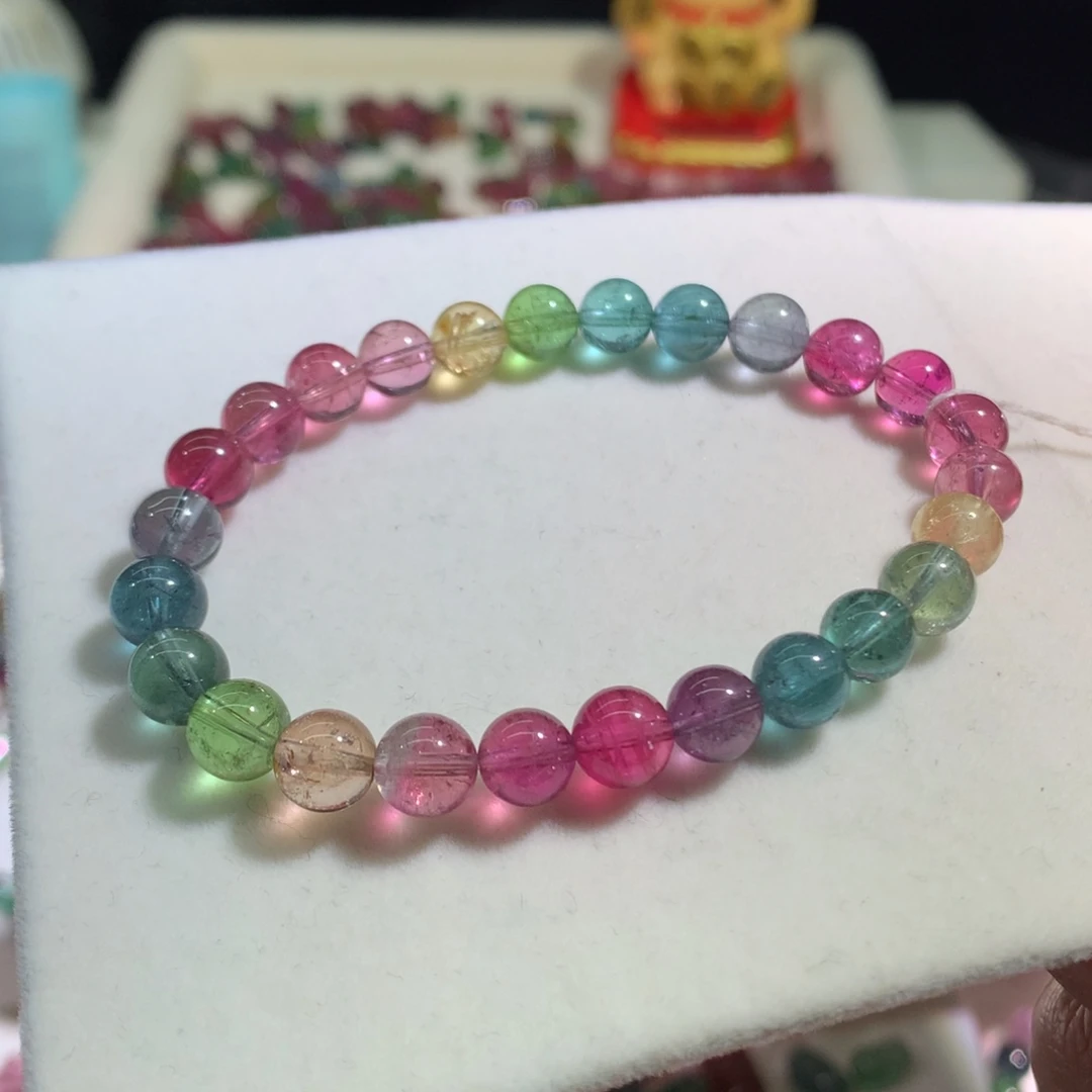 单珠未镶嵌碧玺碧玺