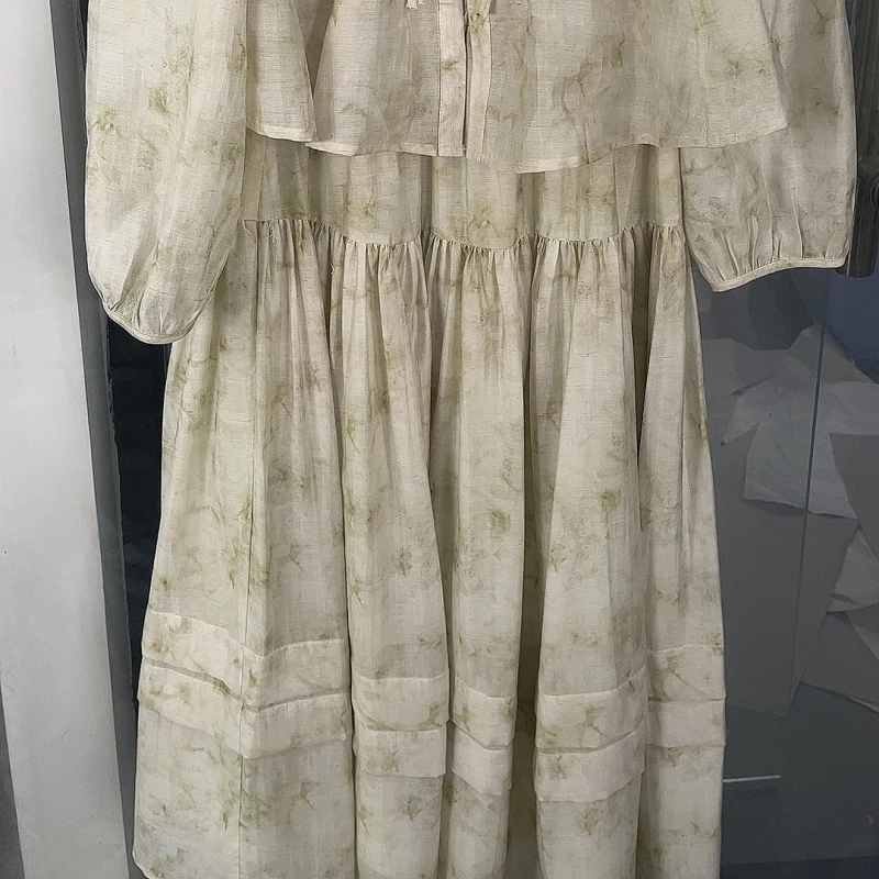 【北栀】松紧腰扎染半身裙 812702