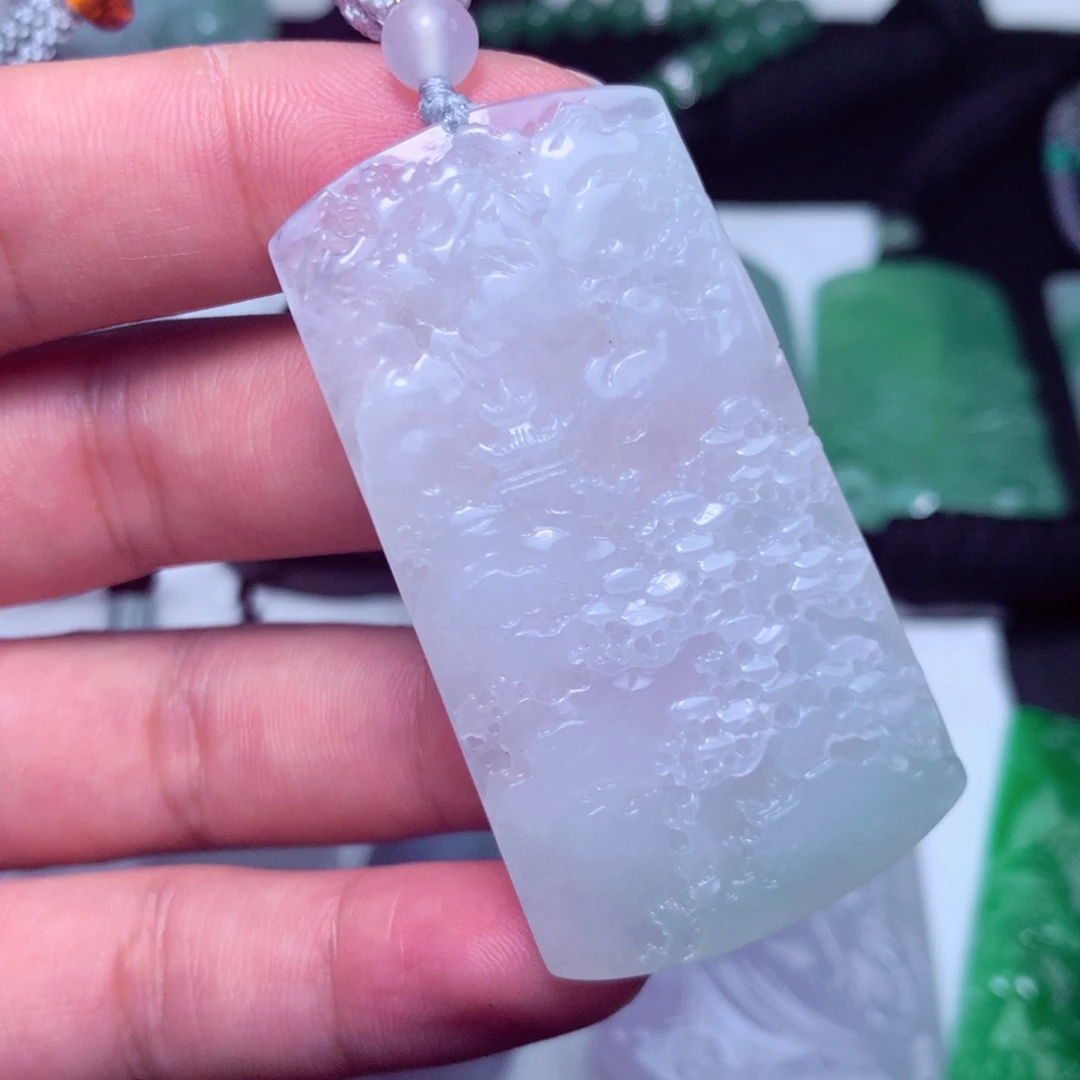 颈饰未镶嵌翡翠天然A货翡翠
