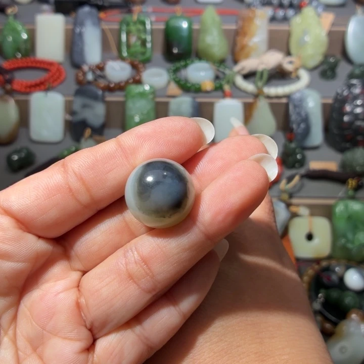 和田玉未镶嵌颈饰卡18