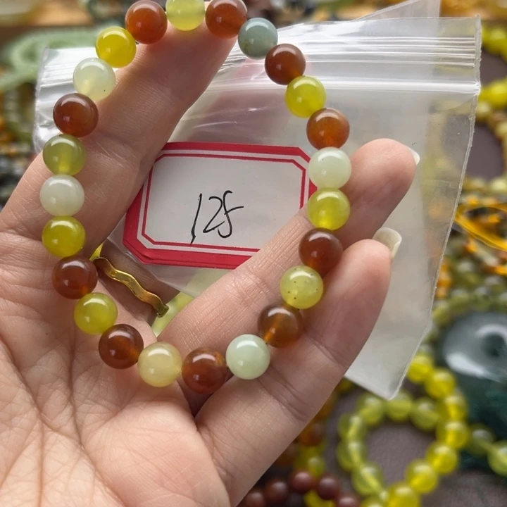 蛇纹石玉未镶嵌手链