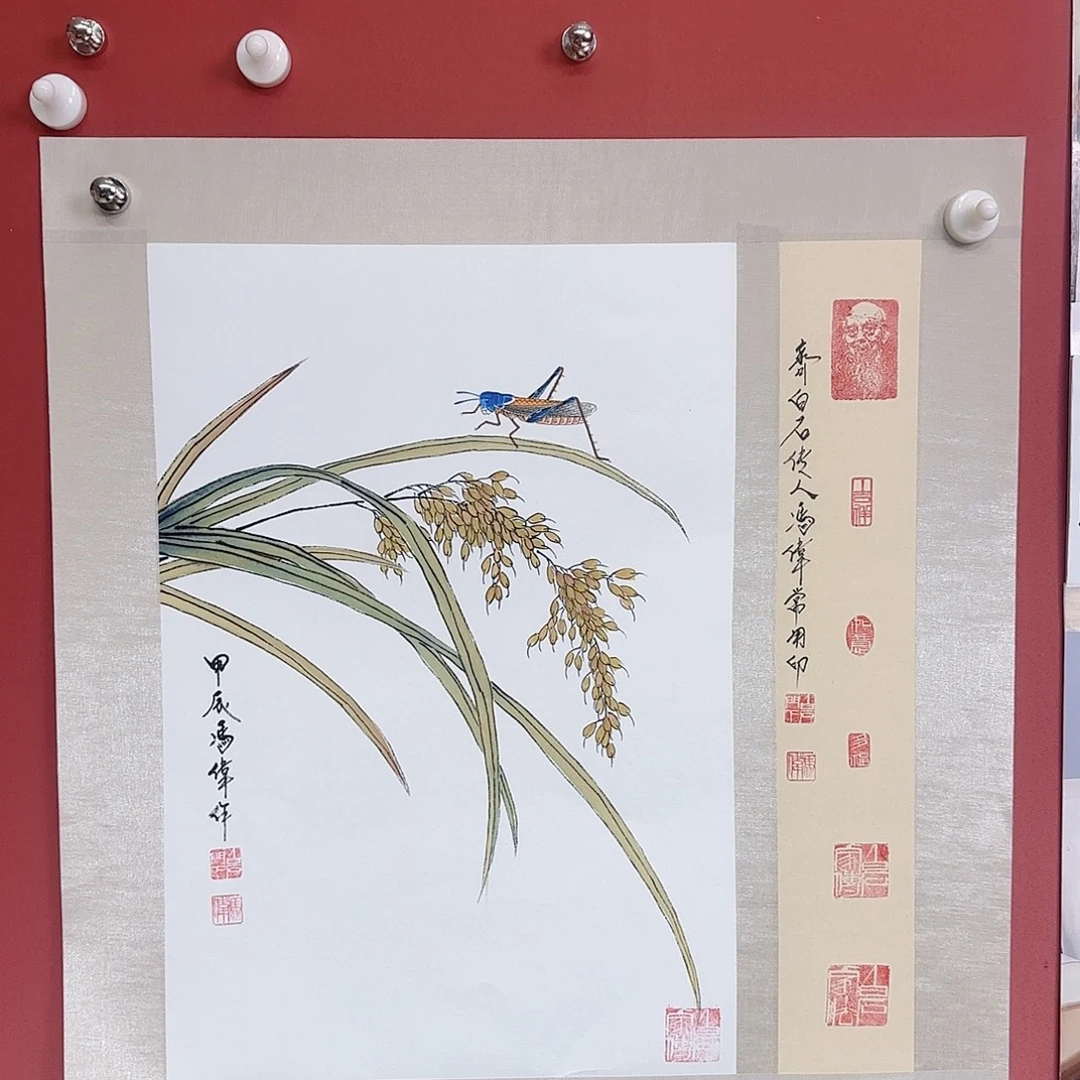 国画冯伟老师手绘作品