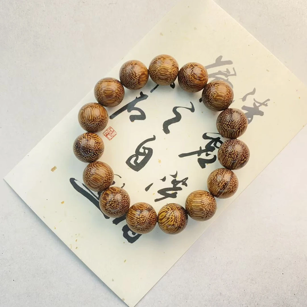 1.5CM高密鸡翅木佛珠男士手串 MTX-0149