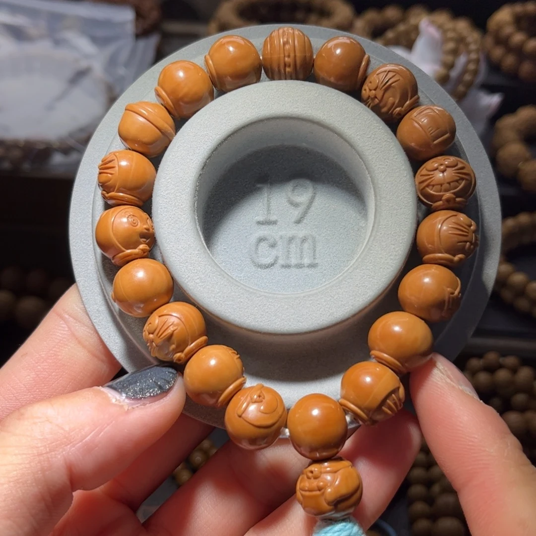 猴头核桃吊坠哆啦A梦全品无瑕无药14+龙岩料