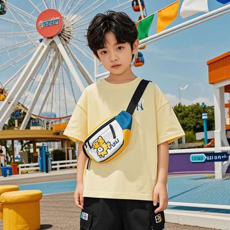 男童衣服T恤夏季短袖夏款2025新款夏装网红炸街儿童半袖宝宝童装