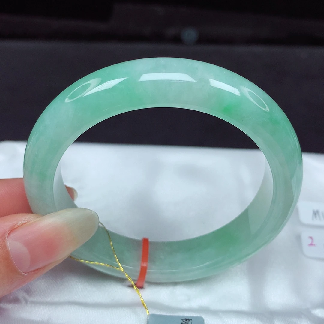 未镶嵌手镯翡翠54圈917