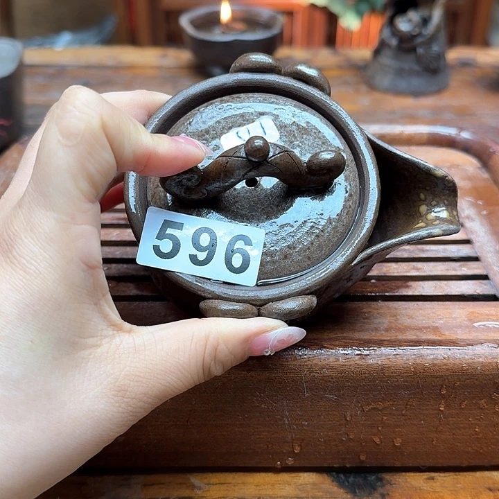 纯手工制作粗陶茶具