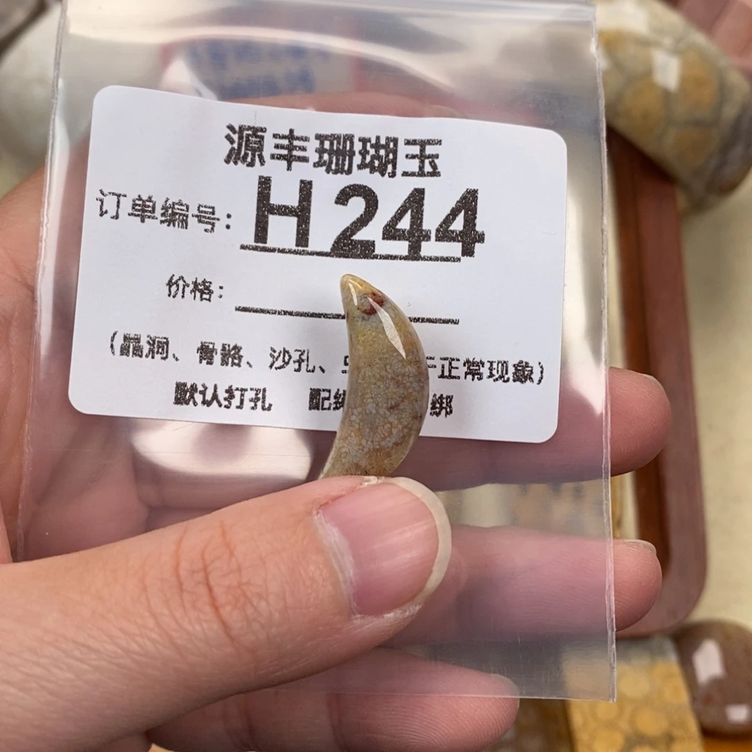 硅化玉颈饰未镶嵌莜*