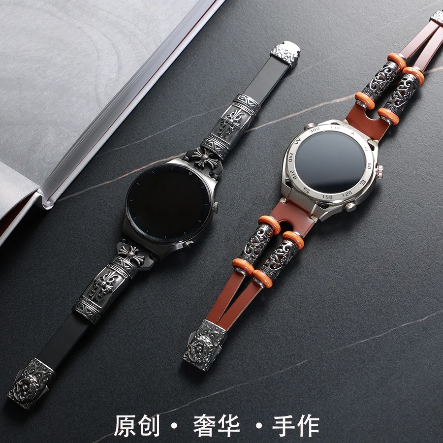 适用华为watch GT2/3/4/5pro 表带Buds手表带 46mm个性款小米荣耀