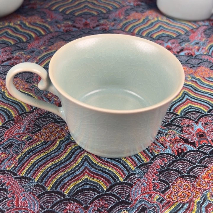 仿古釉水微瑕咖啡杯