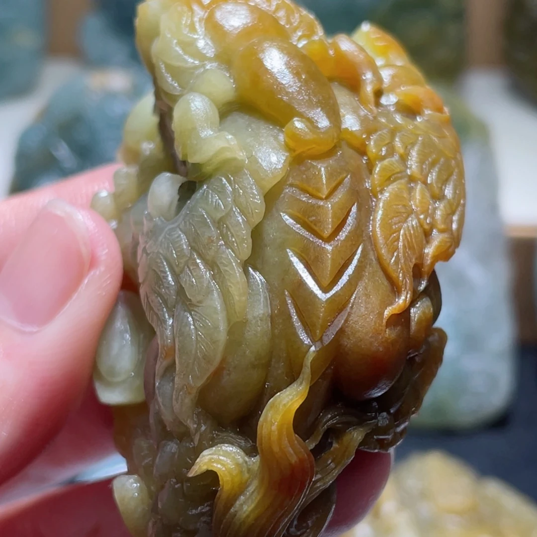 未镶嵌定制翡翠毛货