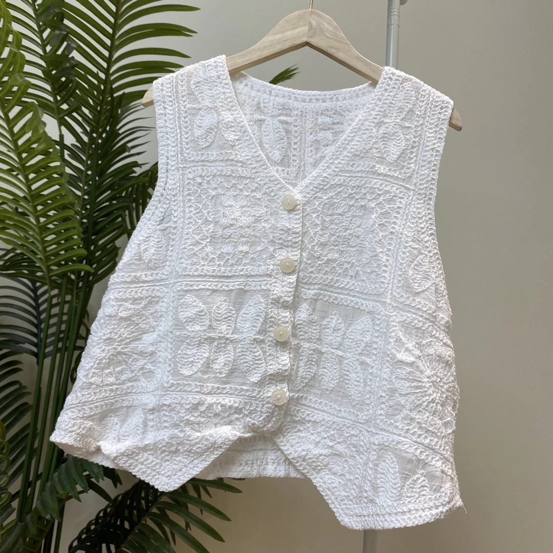 【V领时尚盘线马甲】2424