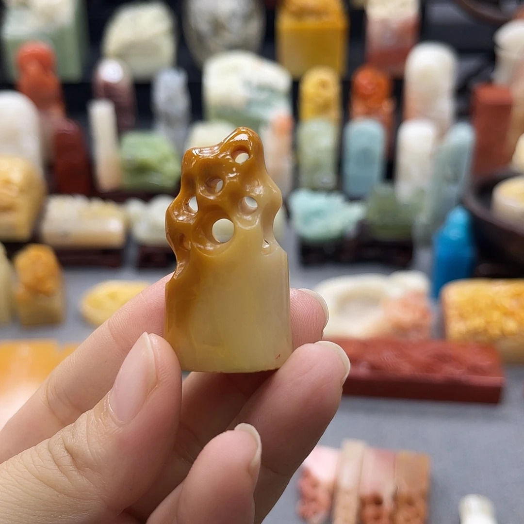 寿山石印石尛*爱4289包邮包刻