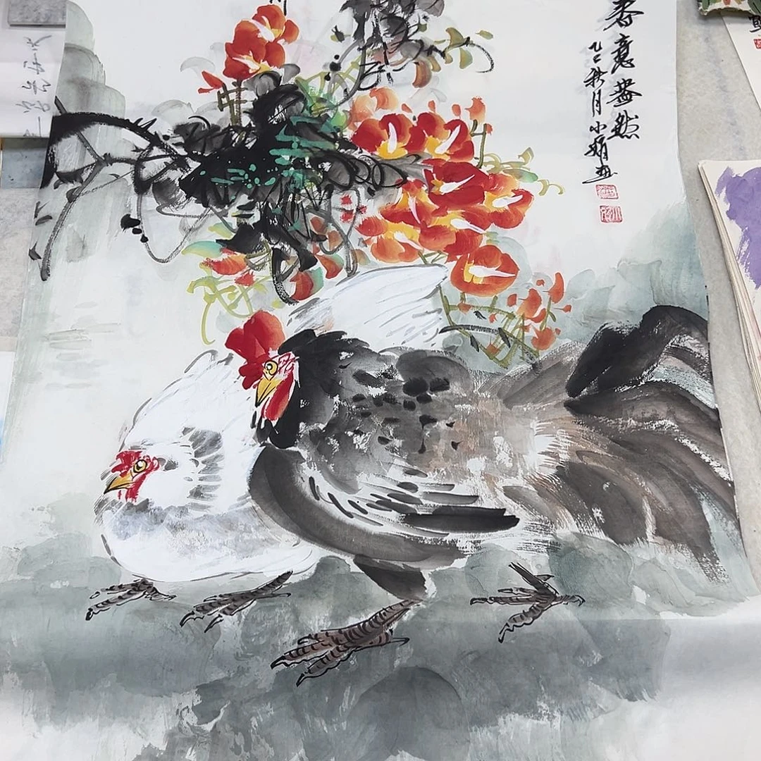 国画国画纯手绘作品