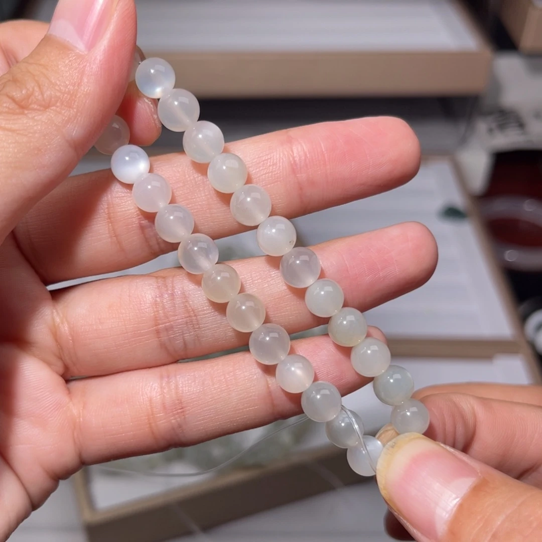 水晶手链未镶嵌白月光010