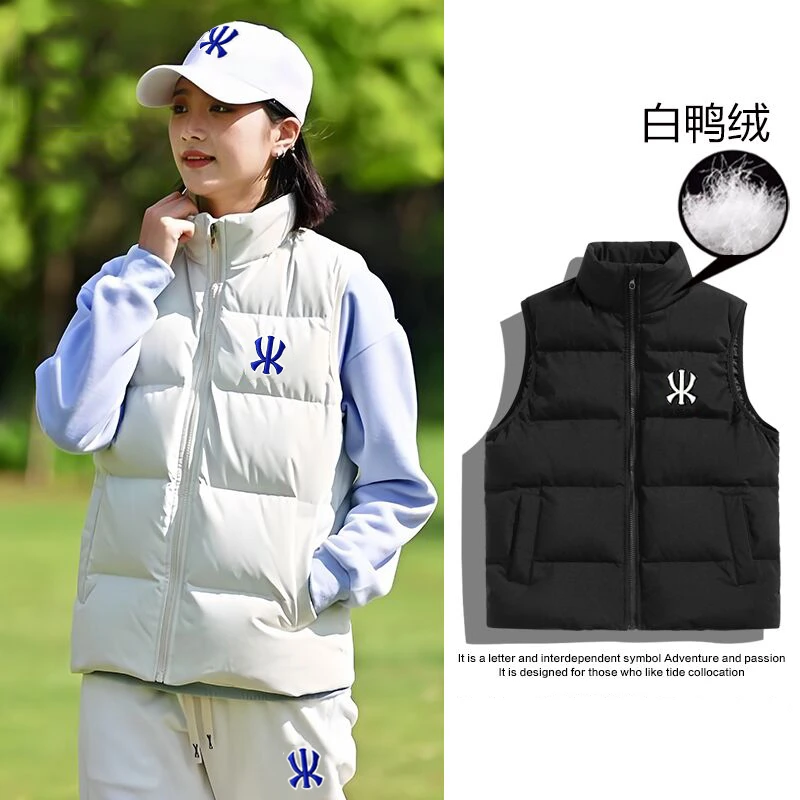 2024年羽绒马甲情侣款外穿大码加厚保暖背心男女秋冬季新款