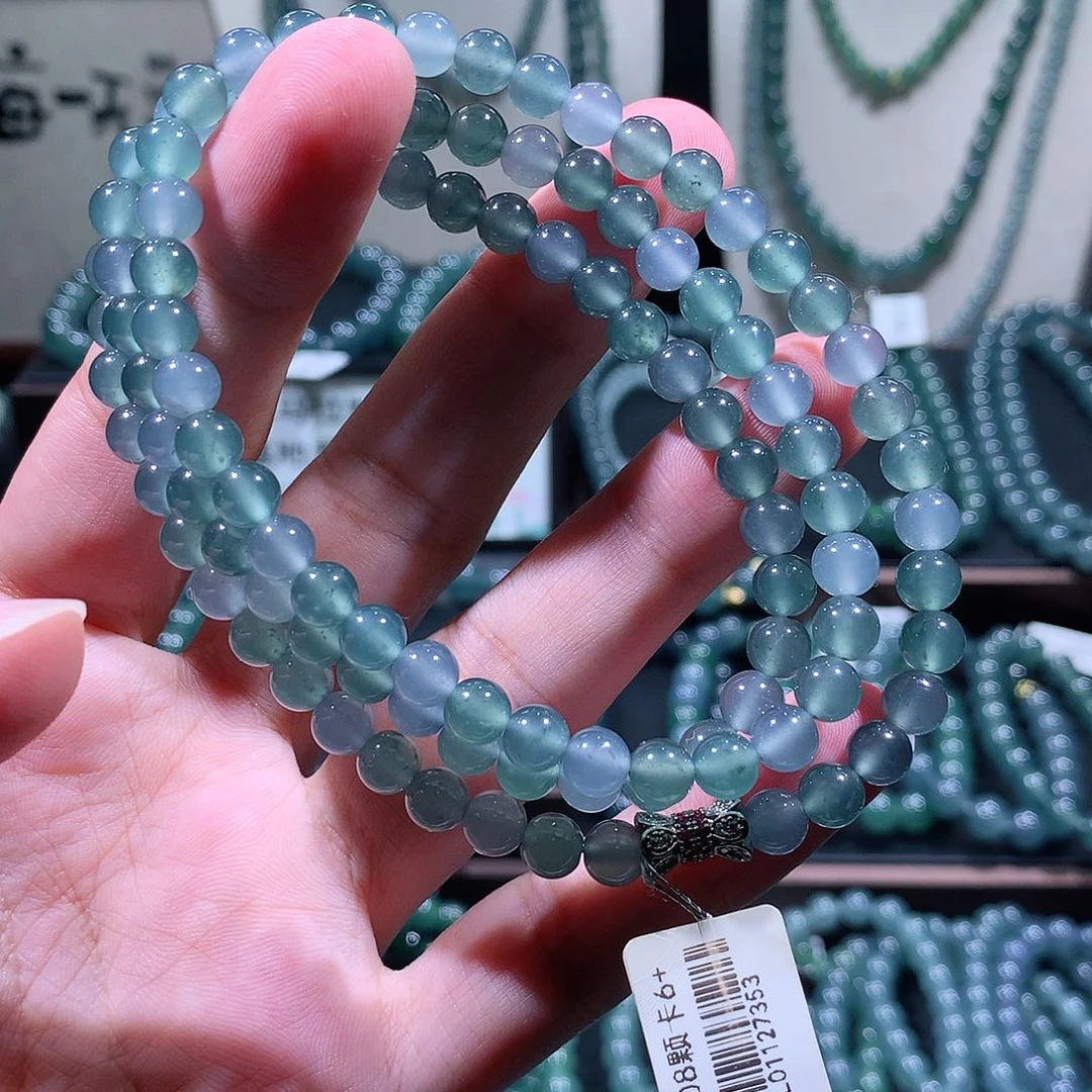 未镶嵌手链翡翠天然a货翡翠项链6.2