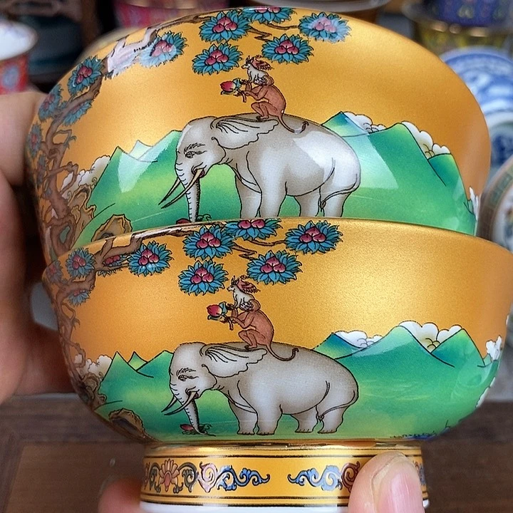 景德镇陶瓷藏式茶碗