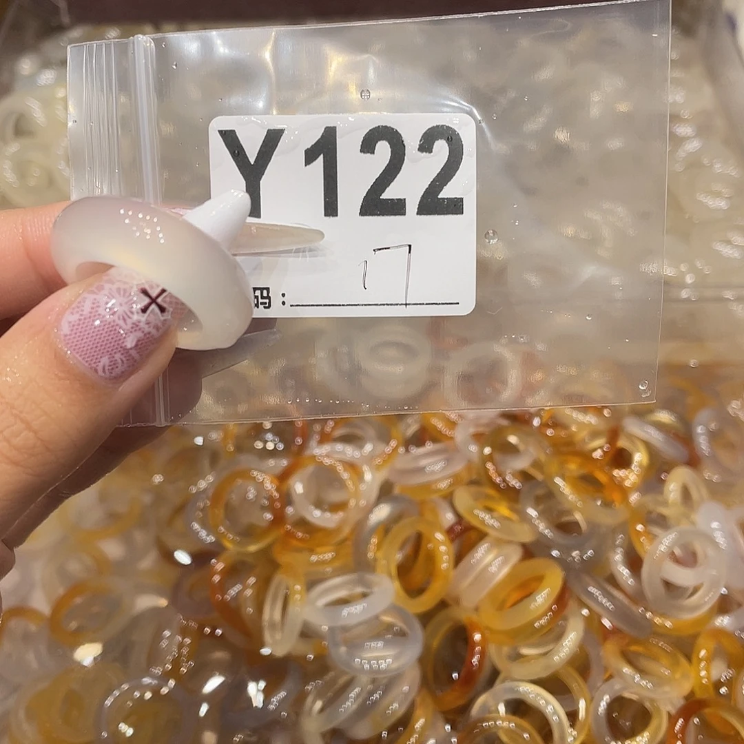 玛瑙/玉髓未镶嵌戒指122