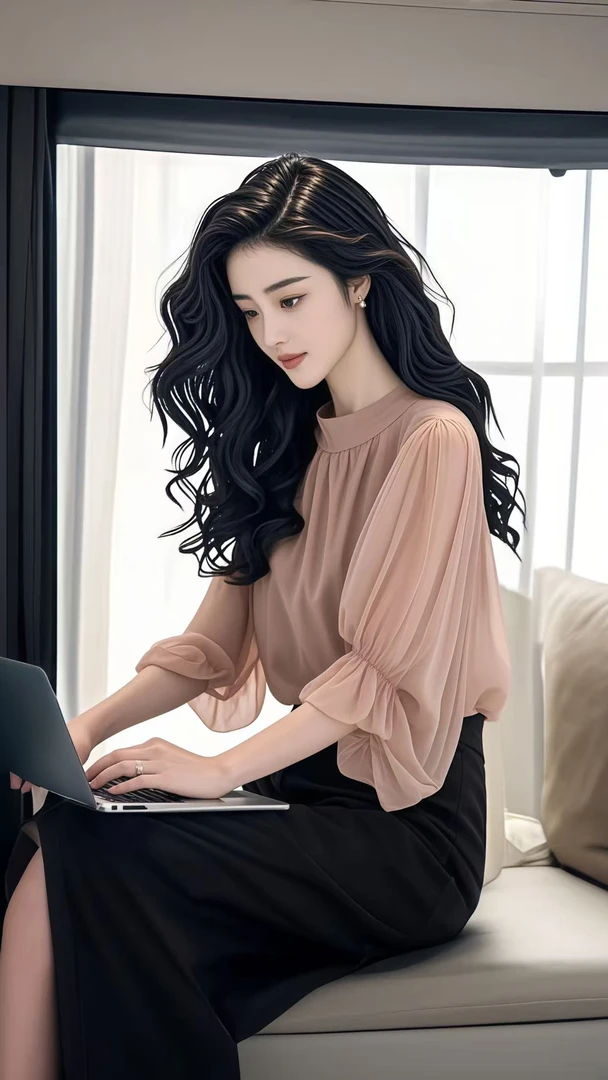 SS984奶茶裸粉色独特气质上衣设计感小众优雅小衫洋气半裙两件套