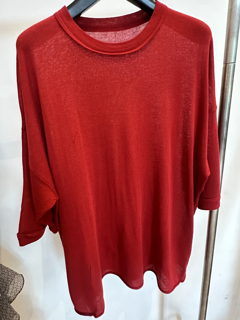 【Z.D/WORKROOM】25/26夏季慵懒松弛宽松圆领针织