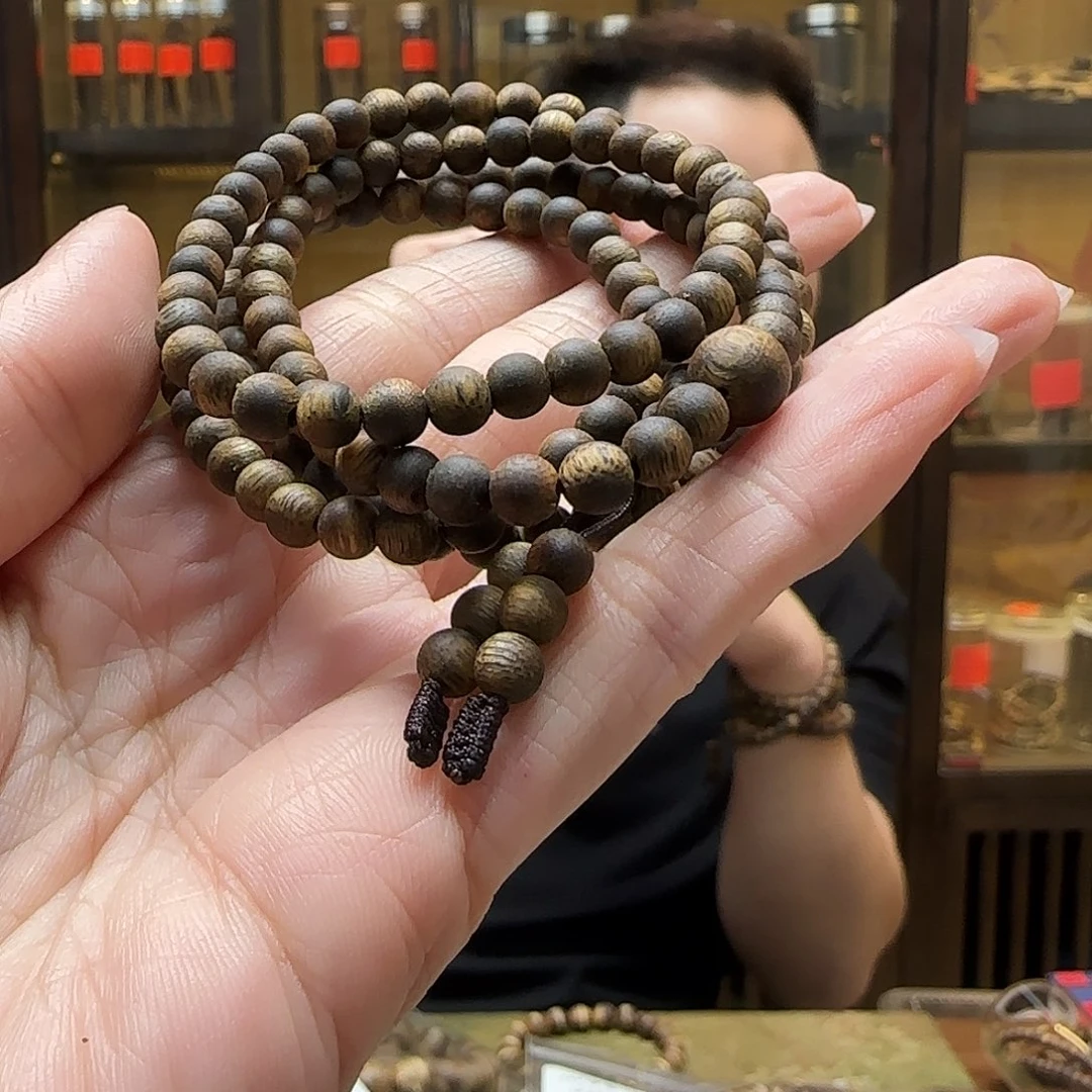 手串沉香17棋楠5mm138多圈圆珠 10g+多样性发一串
