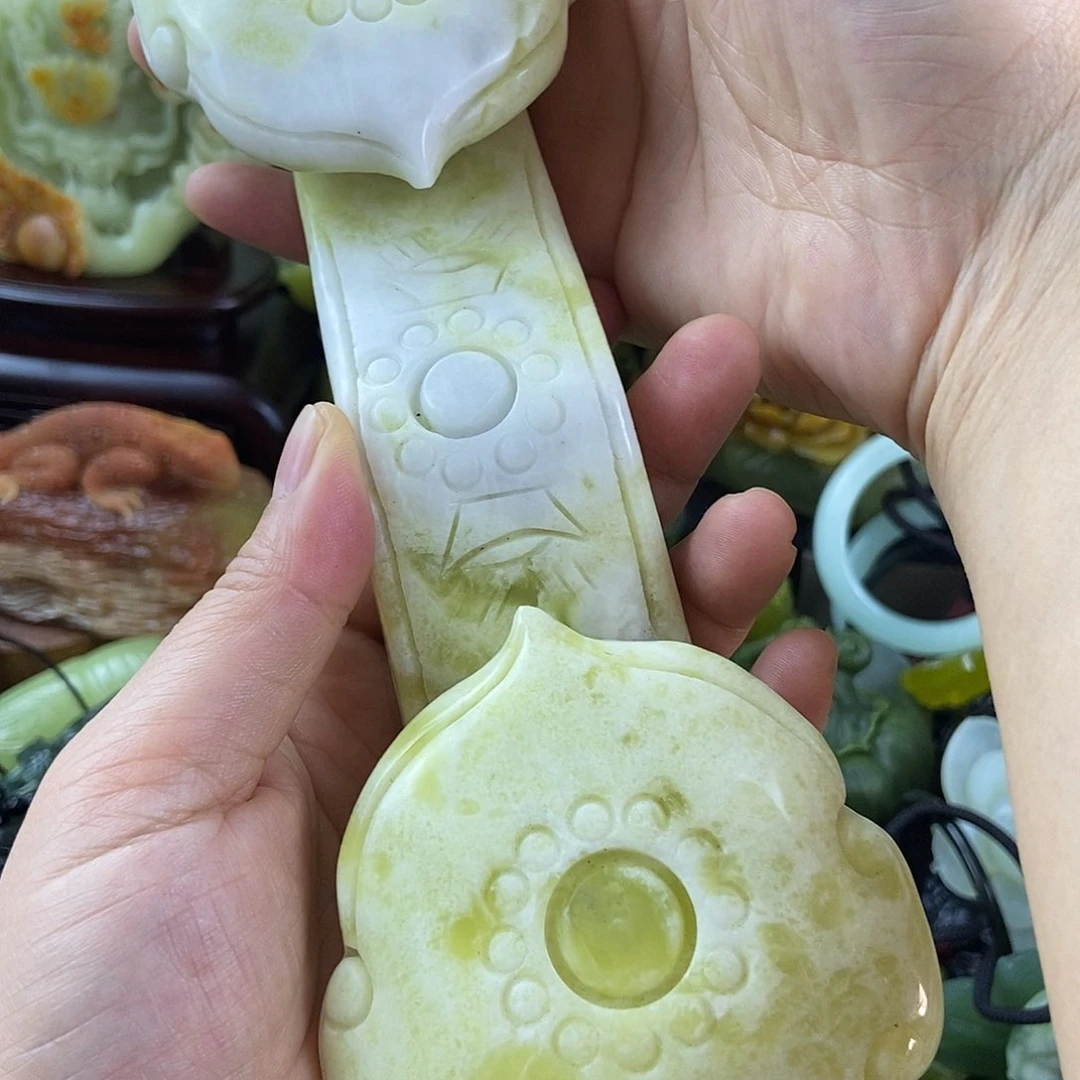 蛇纹石玉手把合金上***年