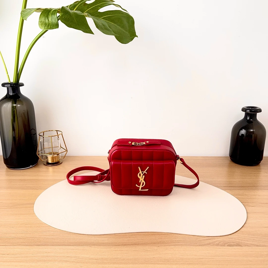 95新 YSL/圣罗兰 Vicky豆腐/单肩包/3953