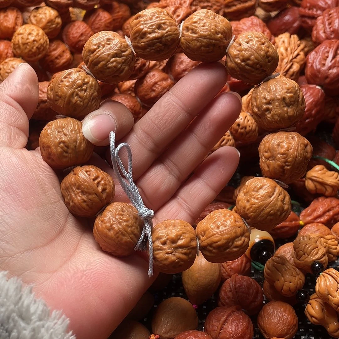 手串文玩核桃金蟾方墩
