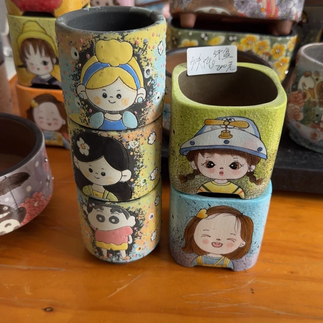 妖***o妖YAO手绘盆5个200元