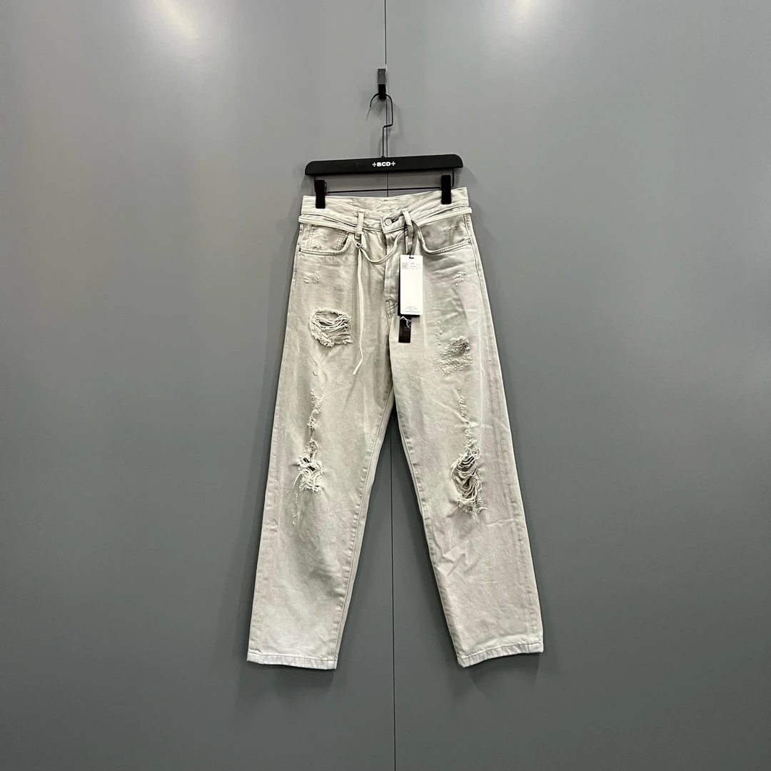 99新 maje (ll) Acne Studios 破坏水洗牛仔裤 32码/102581