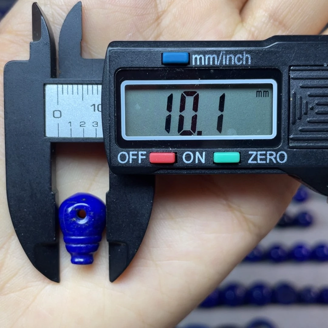 青金石未镶嵌10mm三通配饰