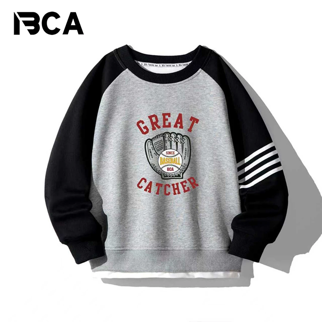 BCA【潮牌 酷盖风】男童2025秋款中大童长袖卫衣（S-003+TU-1）