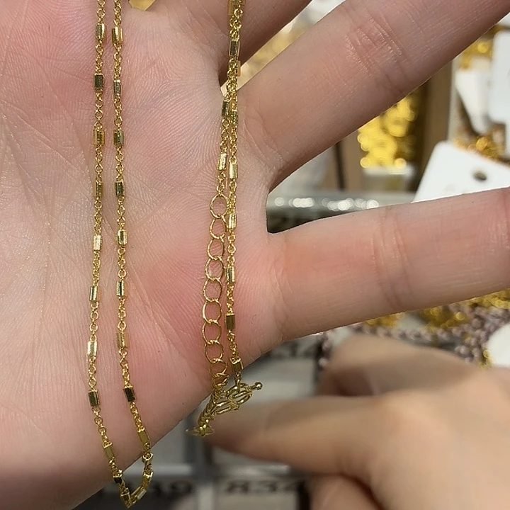 铜合金8339强保色发    1  个壹笔1项链