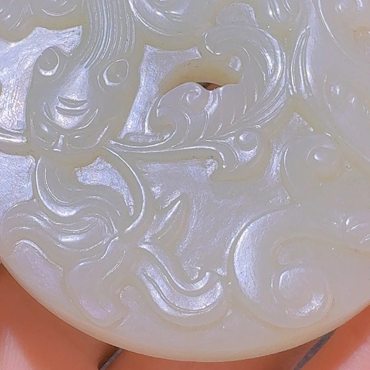 吾***道和田玉未镶嵌挂件