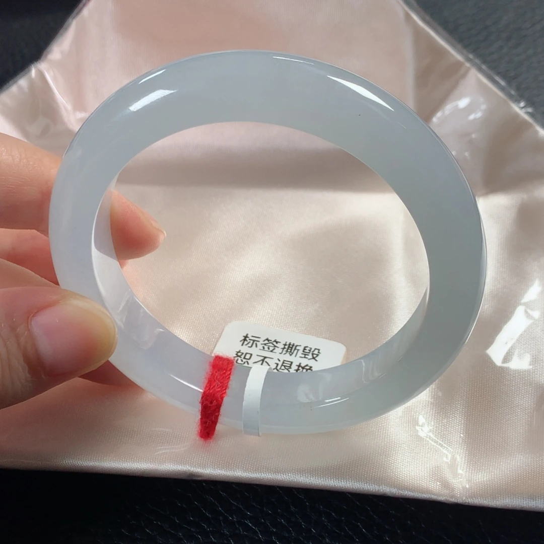 翡翠手镯未镶嵌缅甸天然翡翠手镯56圈口