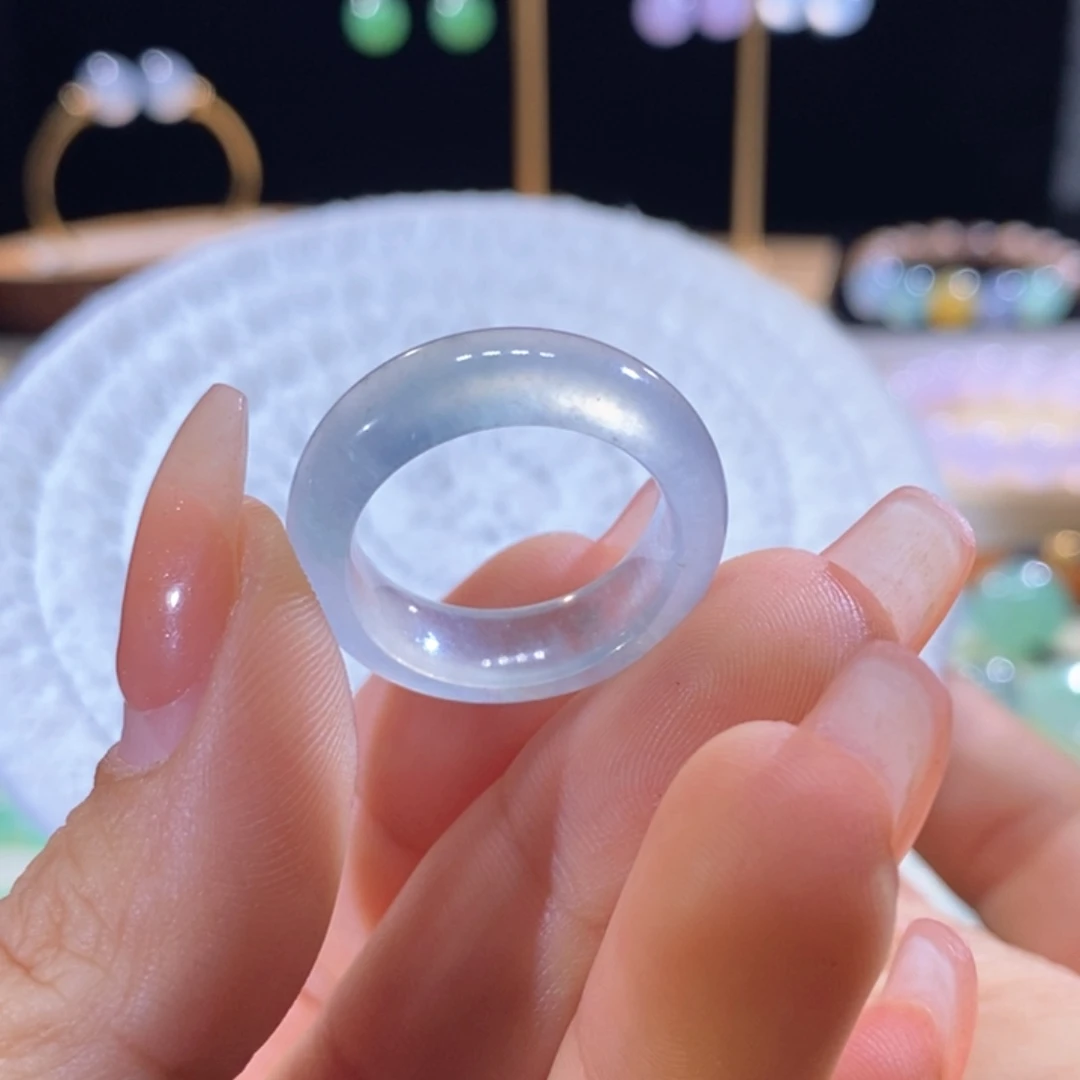 翡翠未镶嵌吊坠(不含链)翡翠高冰戒指