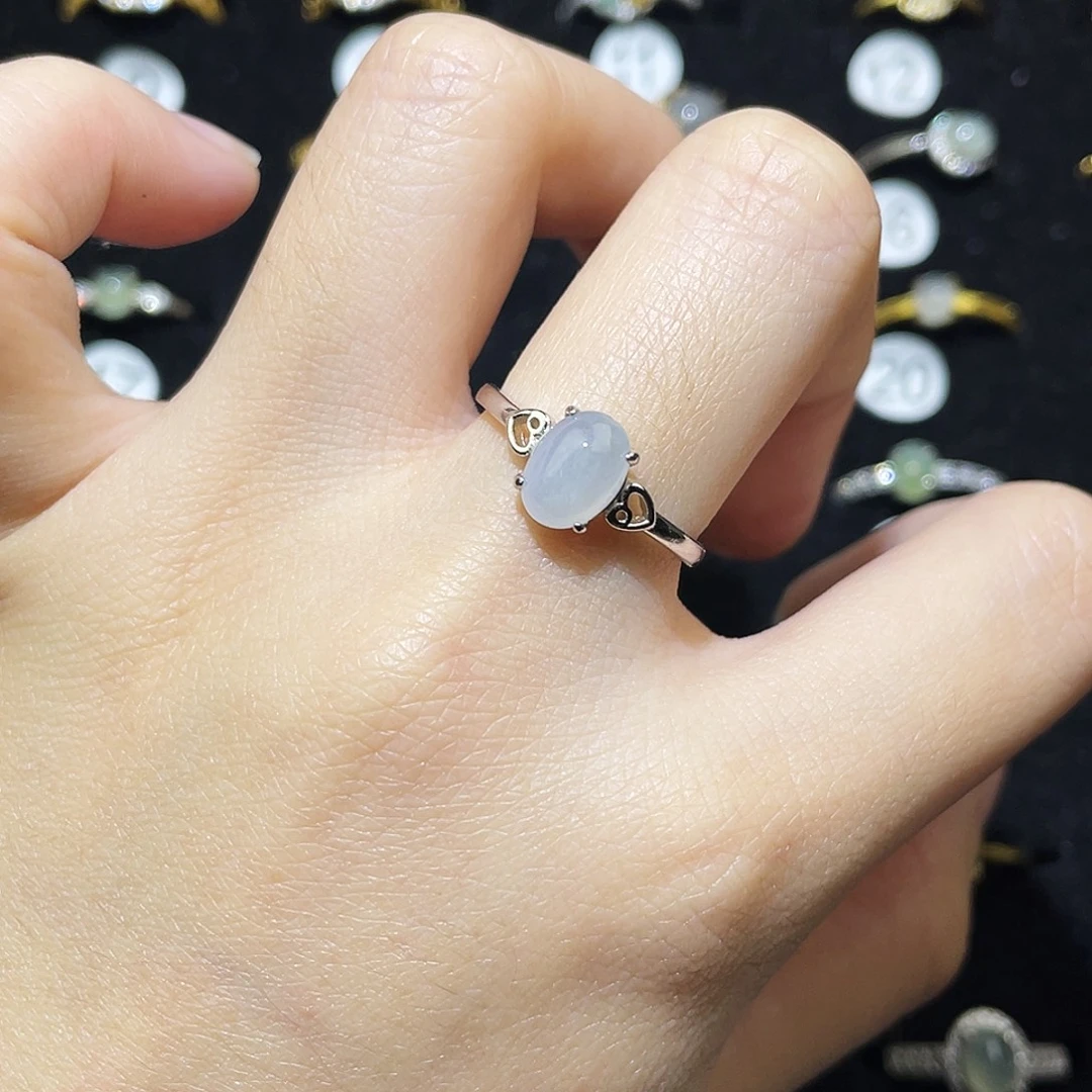 翡翠未镶嵌戒指戒指