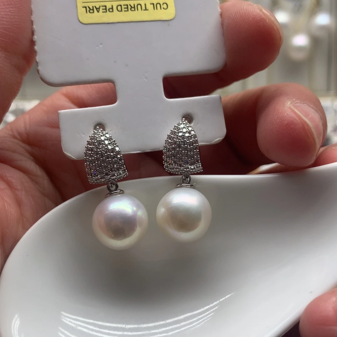 未镶嵌耳饰淡水珍珠
