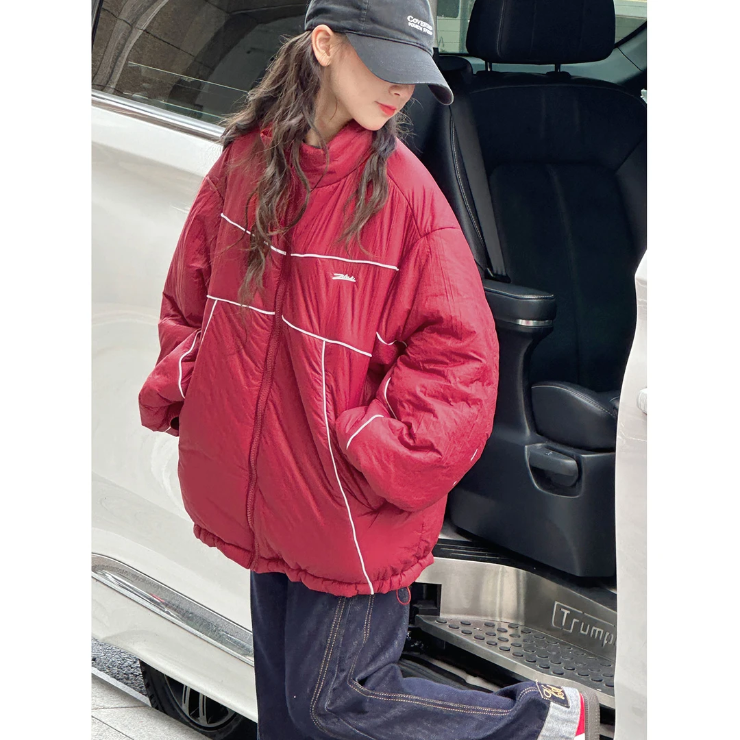 K29953孙小美机能风女童棉服袄2025秋冬新款儿童加厚保暖外套上衣