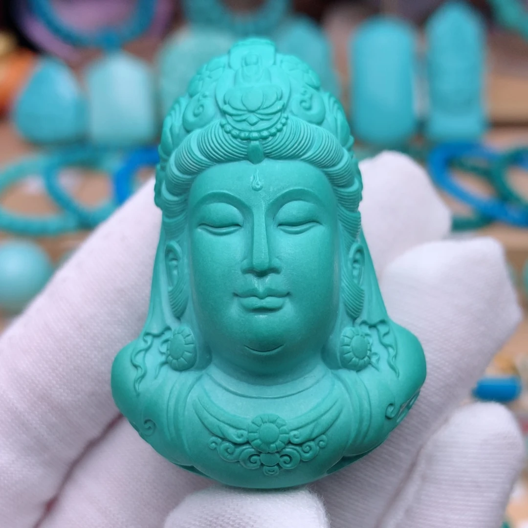 未镶嵌绿松石珠宝奇石